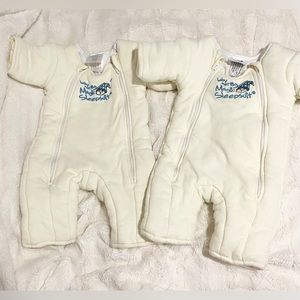 Bundle of 2 Merlin’s magic sleep sack (sacks) small 3-6 months